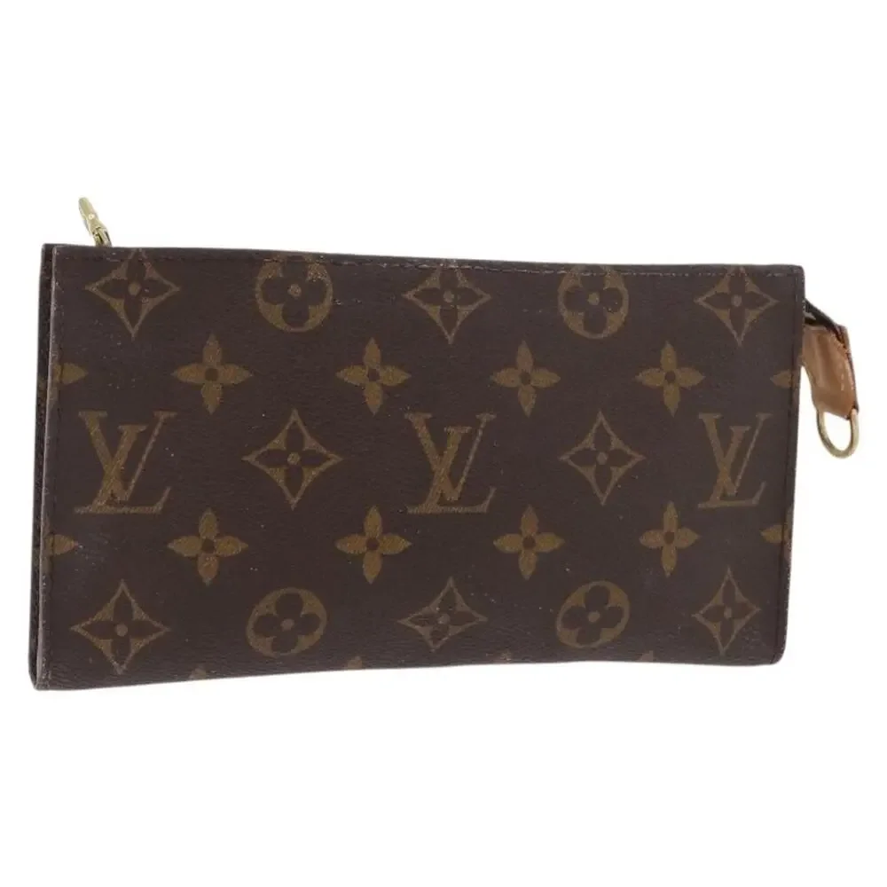 Louis Vuitton Monogram Bucket GM Accessory Pouch Brown